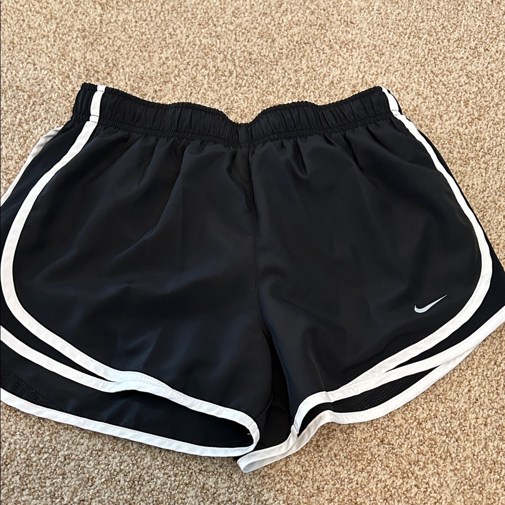 Nike Women's Running Shorts Trio - Mint, Black, Gray Tie-Dye - Picture 3 of 4